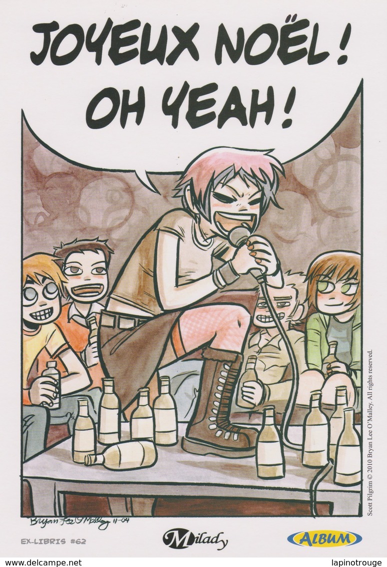 Ex-libris  O'MAMMEY Bryan Lee Pour Scott Pilgrim Editions Milady 2010 - Illustratori S - V