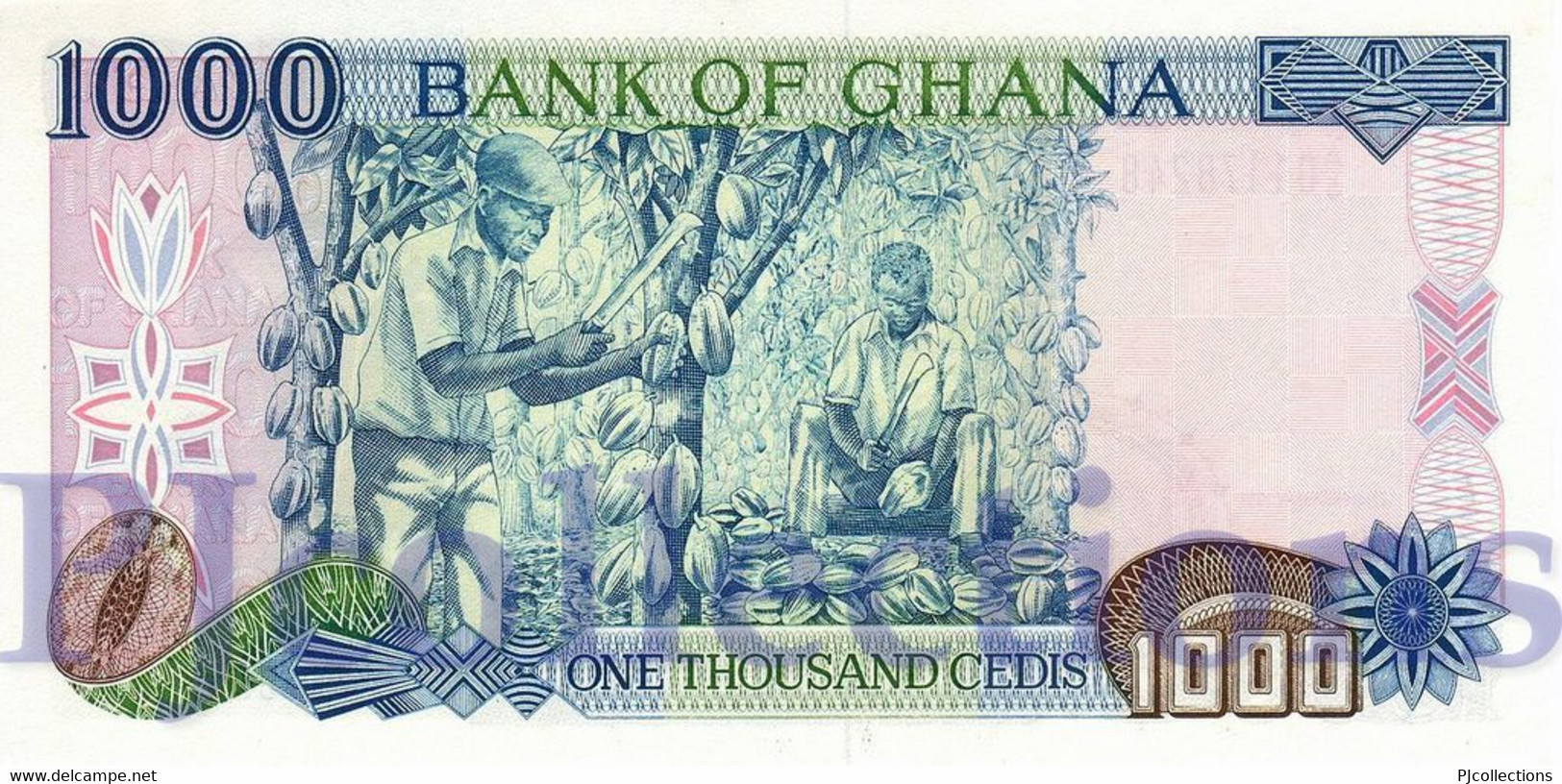 GHANA 1000 CEDIS 2001 PICK 32d UNC - Ghana