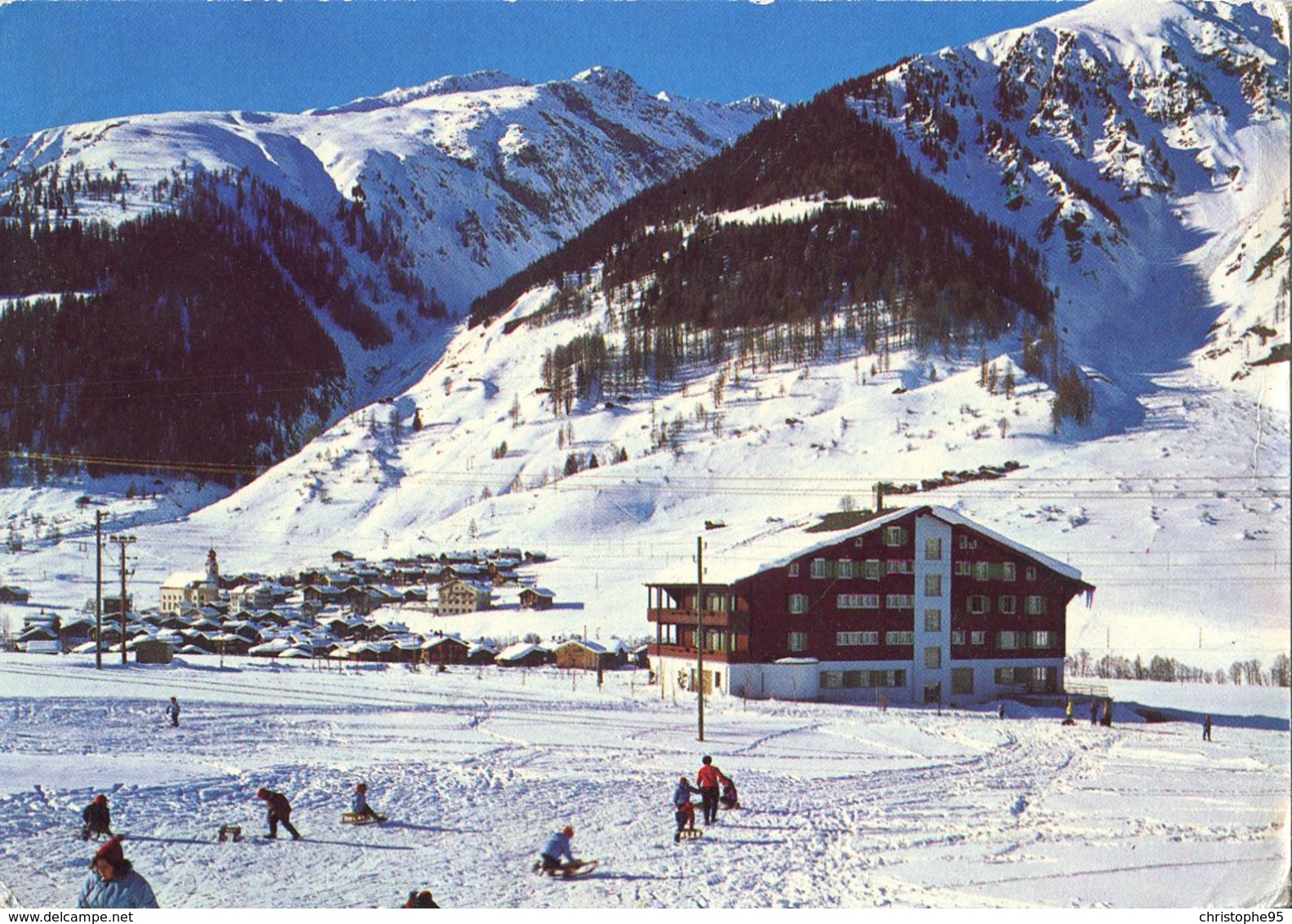 Suisse.n° 22624 . Reckingen Valais . Chalet Engelmatt .cpsm . 10.5 X 15cm . - Reckingen