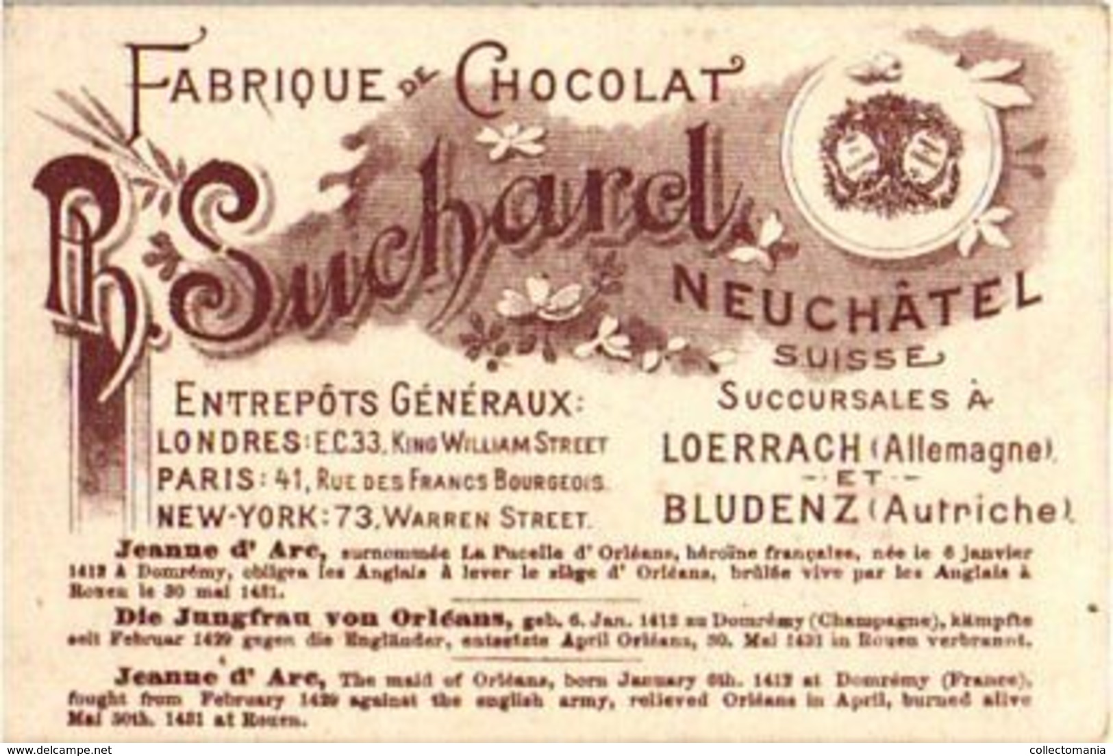 12 chromo litho cards chocolate PUB Suisse SUCHARD set 57Ac Famous Woman   Set : SucI057  Anno : 1898  105x70cm
