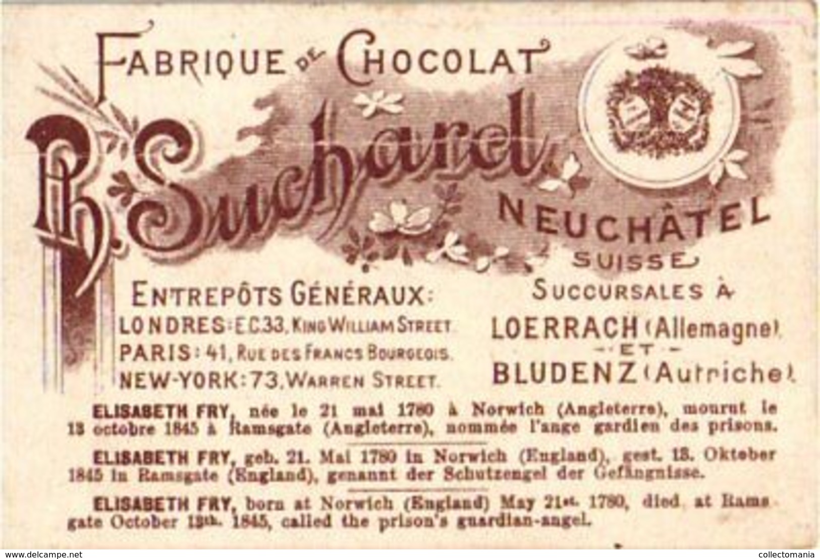 12 chromo litho cards chocolate PUB Suisse SUCHARD set 57Ac Famous Woman   Set : SucI057  Anno : 1898  105x70cm