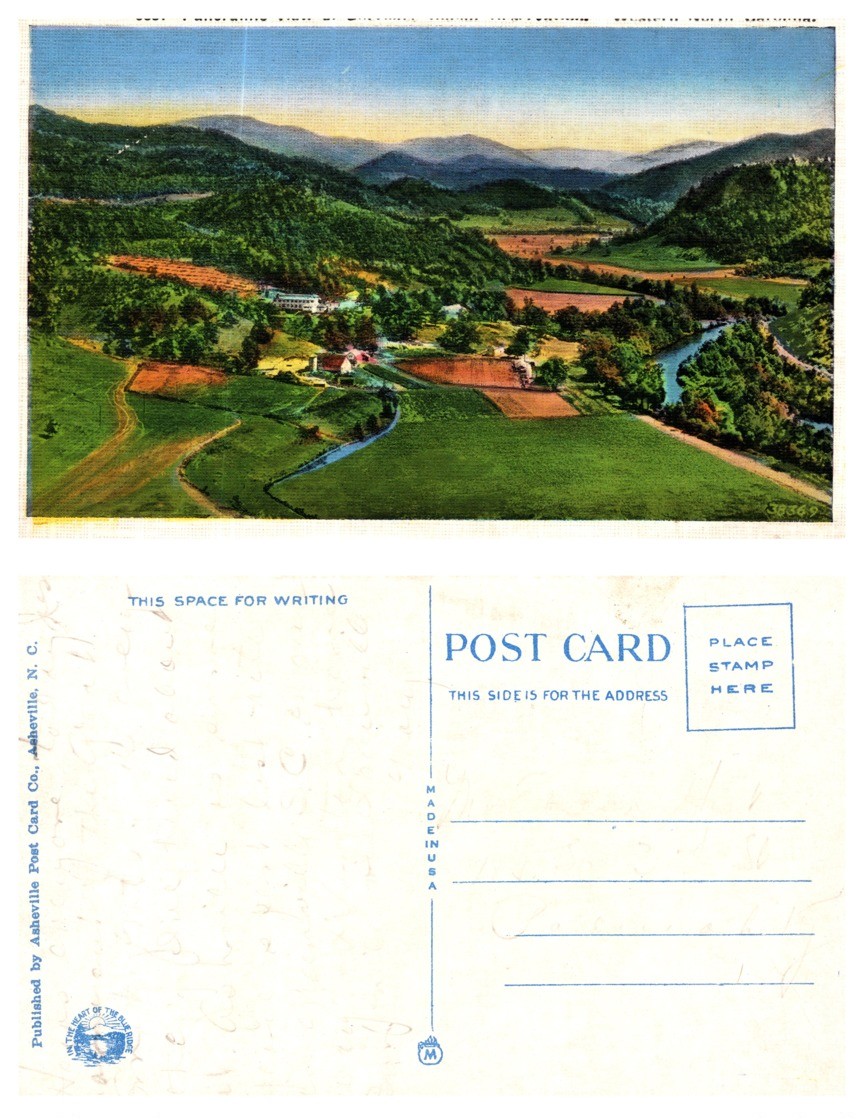 Panoramic View Of Cherokee Indian Reservation, Western North Carolina - Native Americans