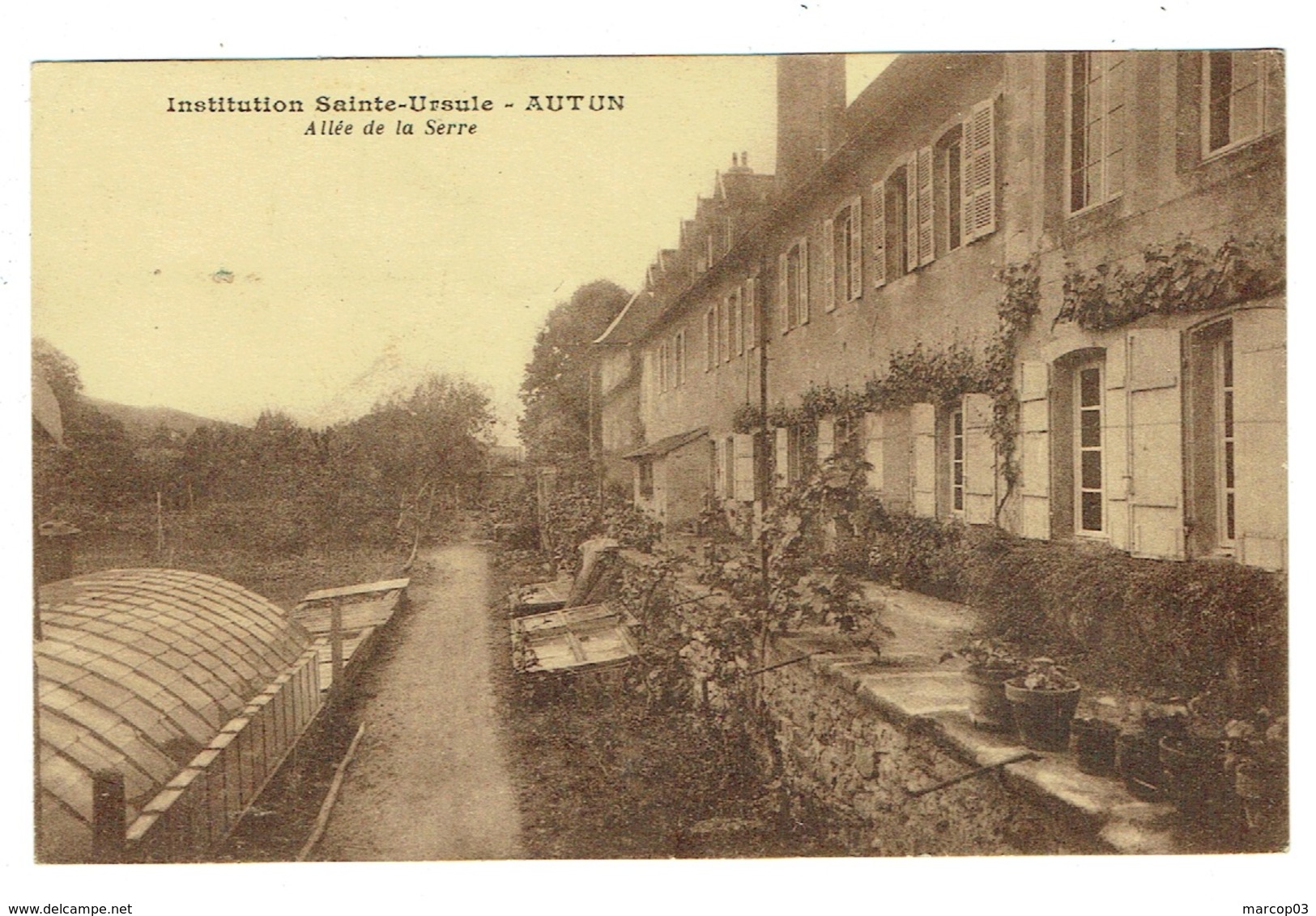 71 SAONE ET LOIRE AUTUN Institution Sainte Ursule  Allée De La Serre - Autun