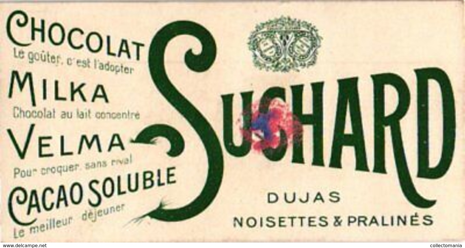 12 chromos litho cards chocolate SUCHARD set71B c1899 Suchard French Provinces with products and industry