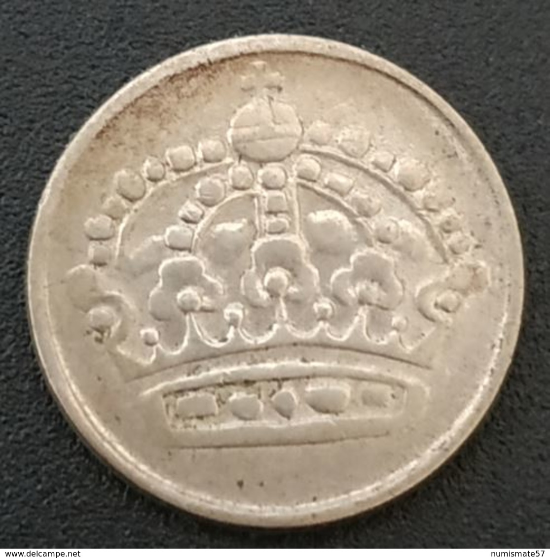 SUEDE - SWEDEN - 25 ORE 1959 - Argent - Silver - Gustaf VI Adolf - KM 824 - Suède