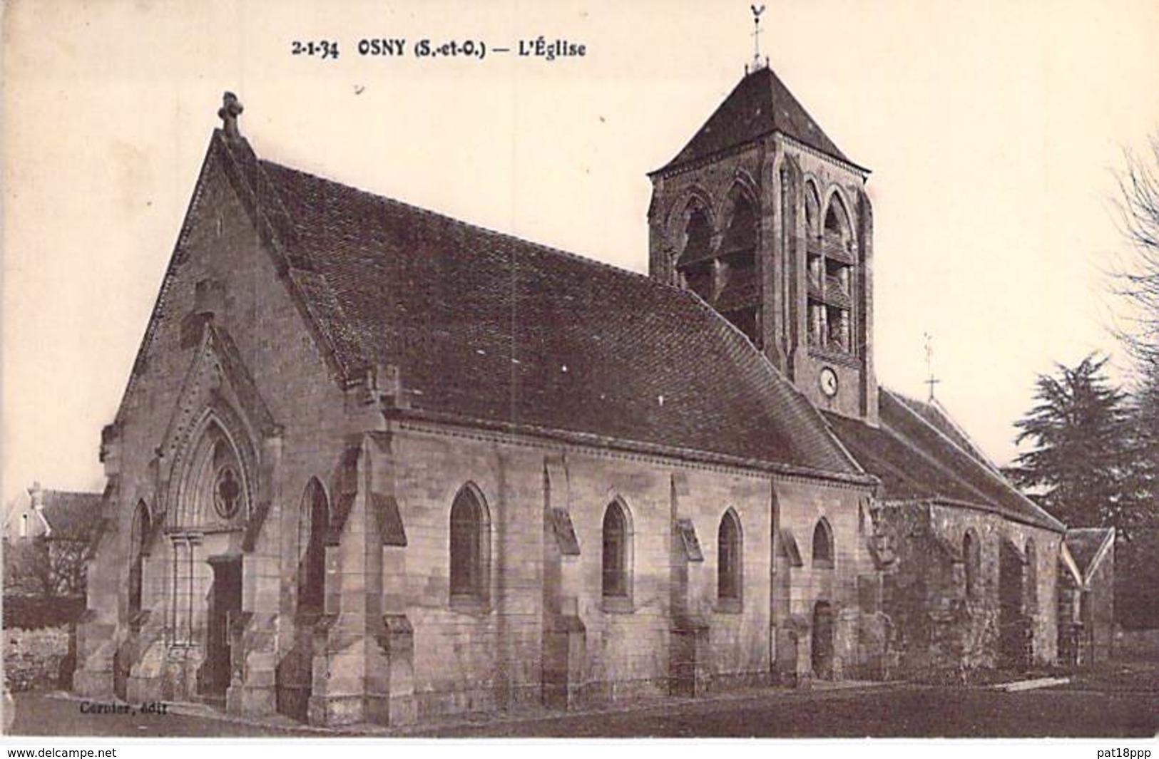 95 - OSNY : L'Eglise - CPA - Val D'Oise - Osny