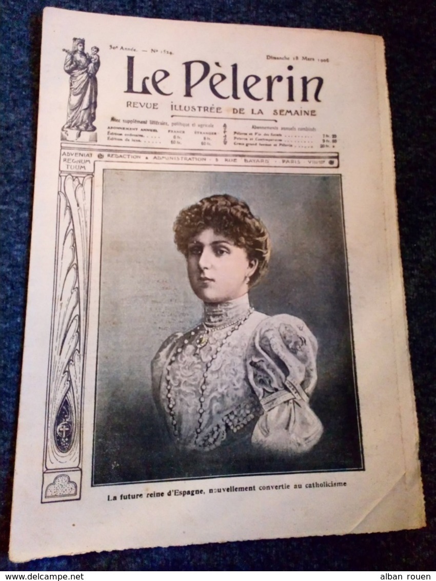 AN - Le Pelerin - N°1524 - 18 Mars 1906 - Autres & Non Classés