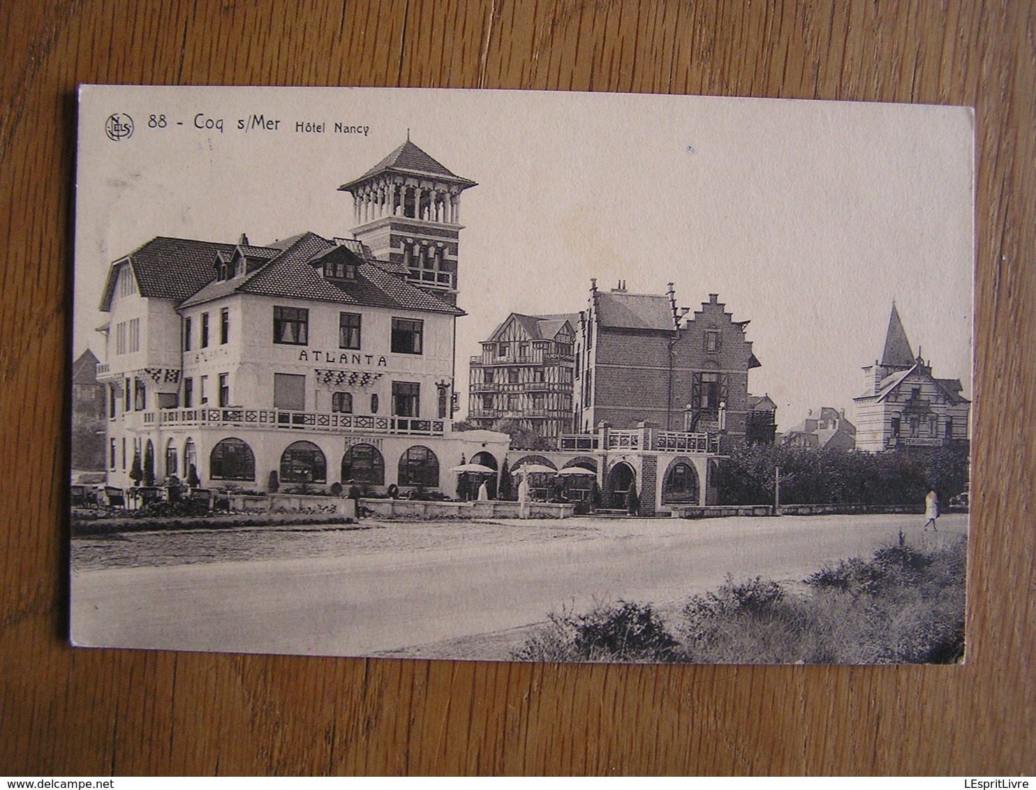 COQ SUR MER Hôtel Nancy Atlanta DE HAAN N° 88 Belgique CPA Carte Postale Postkaart - De Haan