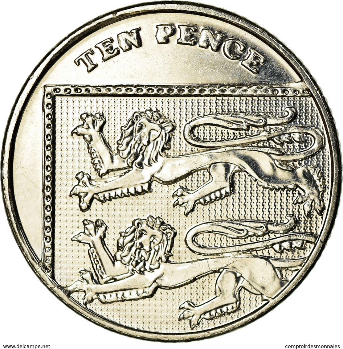 Monnaie, Grande-Bretagne, 10 Pence, 2014, TTB, Nickel Plated Steel - 10 Pence & 10 New Pence