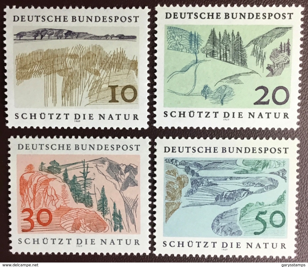 Germany 1969 Nature Protection MNH - Unused Stamps