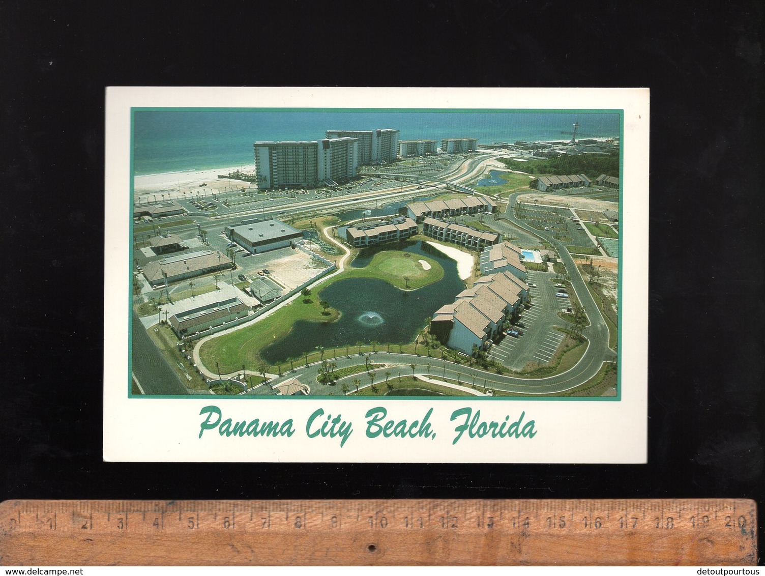 PANAMA City Beach Florida USA :  Aerial View On Edgewater Shopping Center With Golf Villas - Panamá City