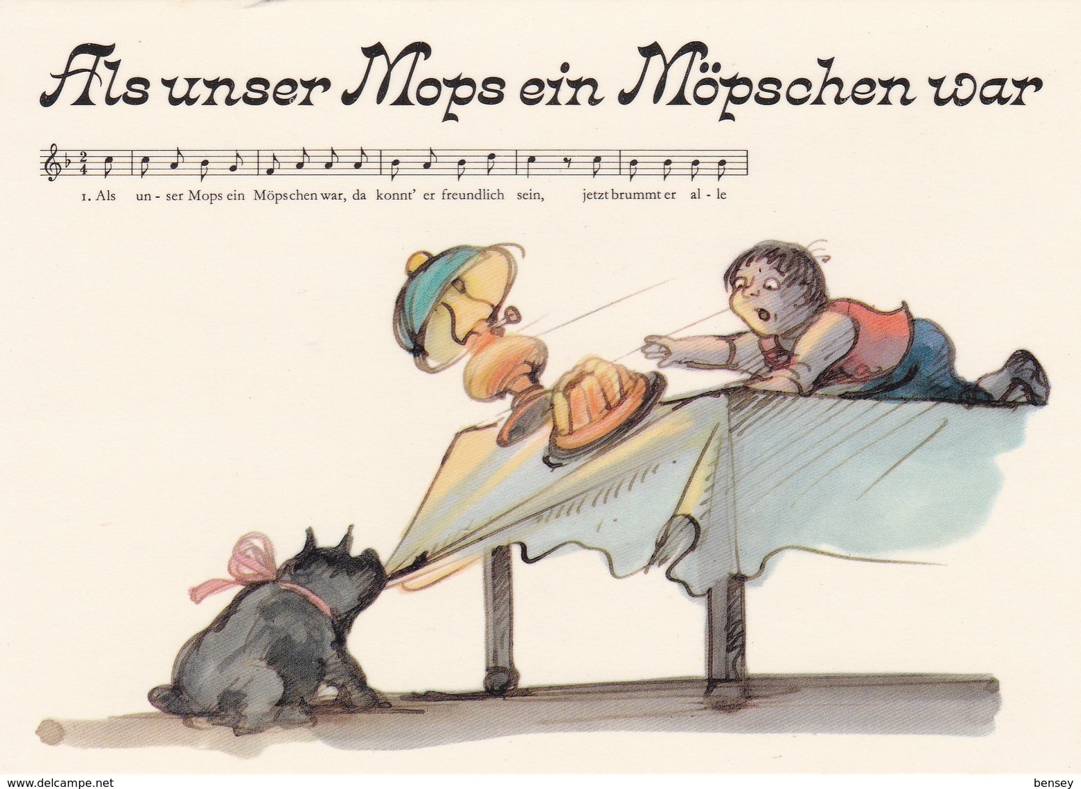 Tomi Ungerer , Chanson , Volkslieder , Als Unser Mops Ein Möpschen War - Ungerer