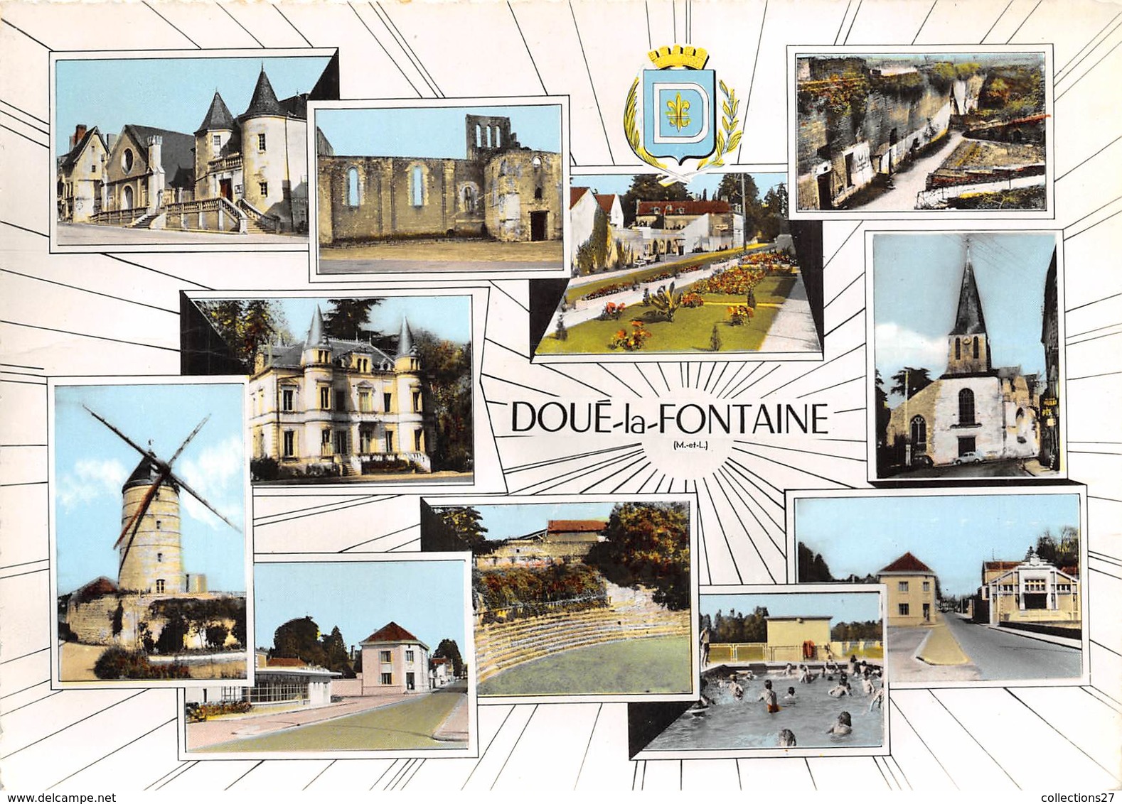 49-DOUE-LA-FONTAINE- MULTIVUES - Doue La Fontaine