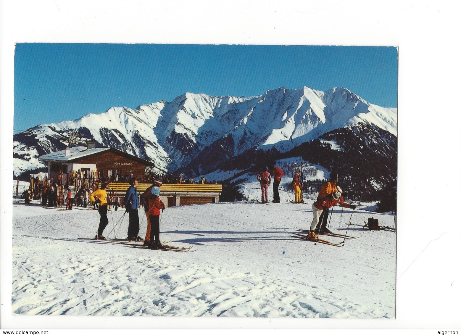 24505 - Skigebiet Val Lumnezia Bergrestaurant Skieurs (format 10 X 15) - Lumnezia