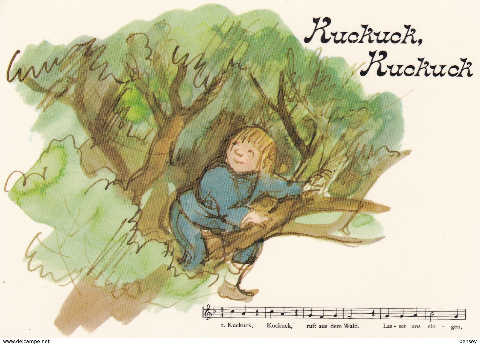 Tomi Ungerer , Chanson , Volkslieder , Kuckuck Kuckuck - Ungerer