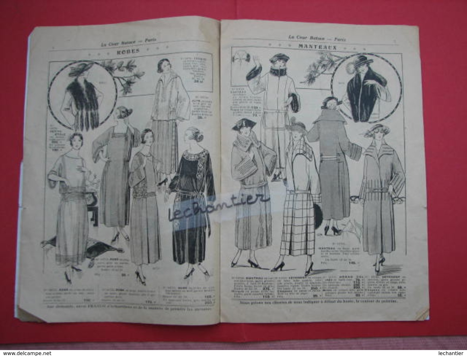 LA  COUR  BATAVE  2 Catalogues  Hiver 1922/23 Et Soldes 1913 - 1900-1940