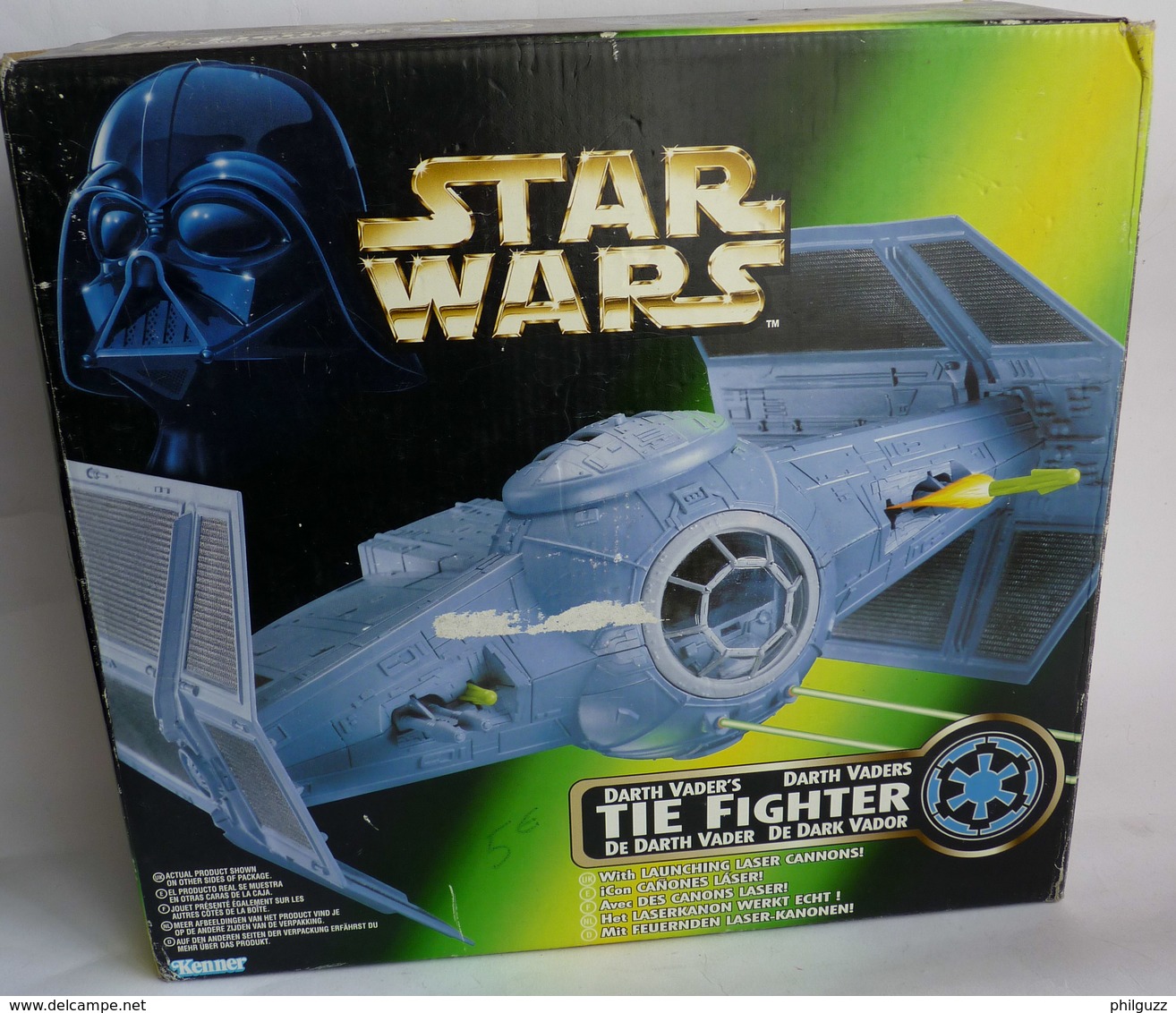 BOITE FIGURINE STAR WARS LA GUERRE DES ETOILES BOITE STAR WARS Vaisseau TIE FIGHTER De DARK VADOR UTILISE ET INCOMPLET - Power Of The Force