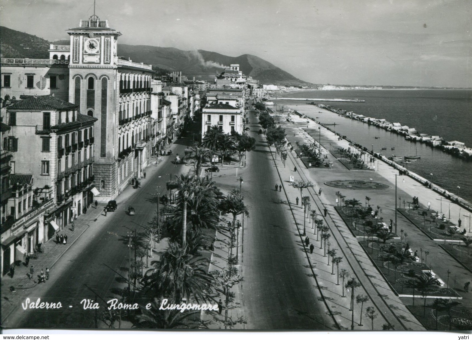 Salerno - Via Roma E Lungomare - Salerno