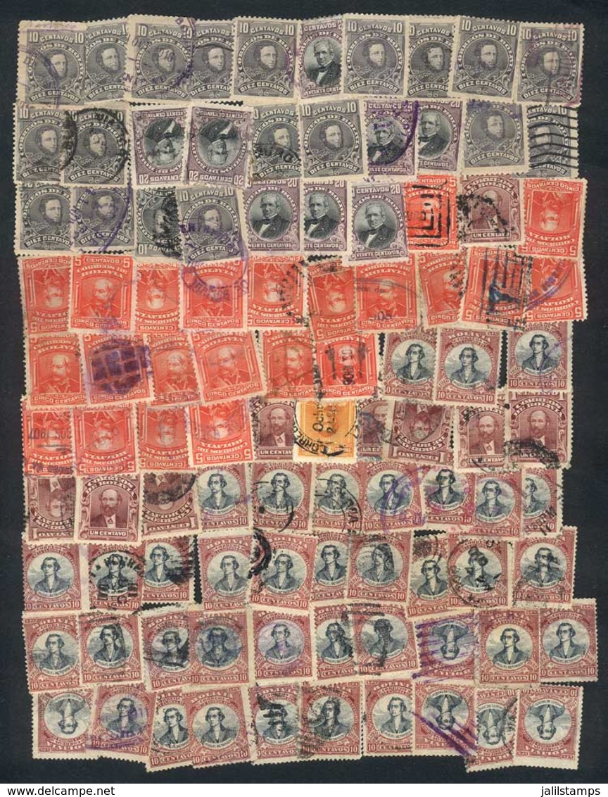 BOLIVIA: Interesting Lot With A Good Number Of Old Stamps, Perfect Lot To Look For Rare Postmarks! - Bolivia