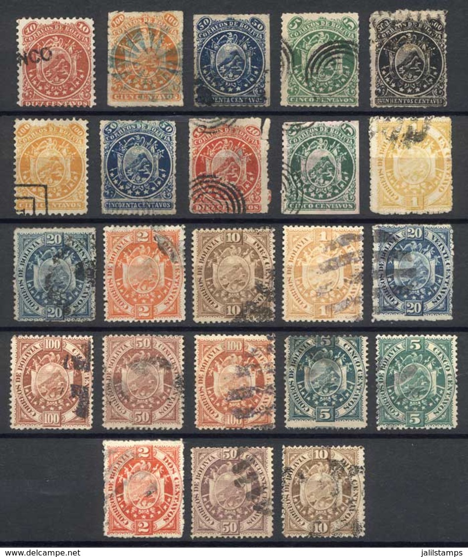 WORLDWIDE: Lot Of 23 FORGED Stamps Or Reprints Of Germany, Some Of Them Very Well Made, Interesting Lot For Specialists  - Sonstige & Ohne Zuordnung