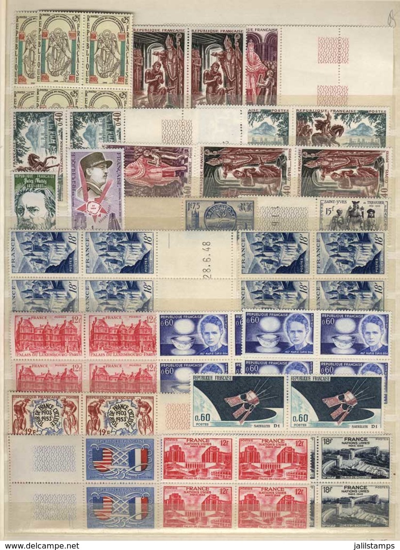 FRANCE: Stockbook Full Of Stamps And Sets Of Varied Periods, Most Mint Never Hinged (some Have Hinge Marks, And In The L - Other & Unclassified