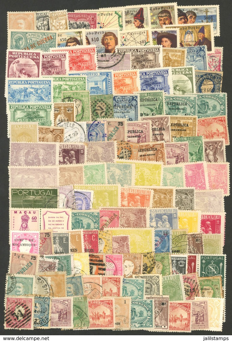 PORTUGAL + COLONIES: Lot Of Varied Stamps, Some With Defects, Others Of Fine To VF Quality, Interesting! - Other & Unclassified