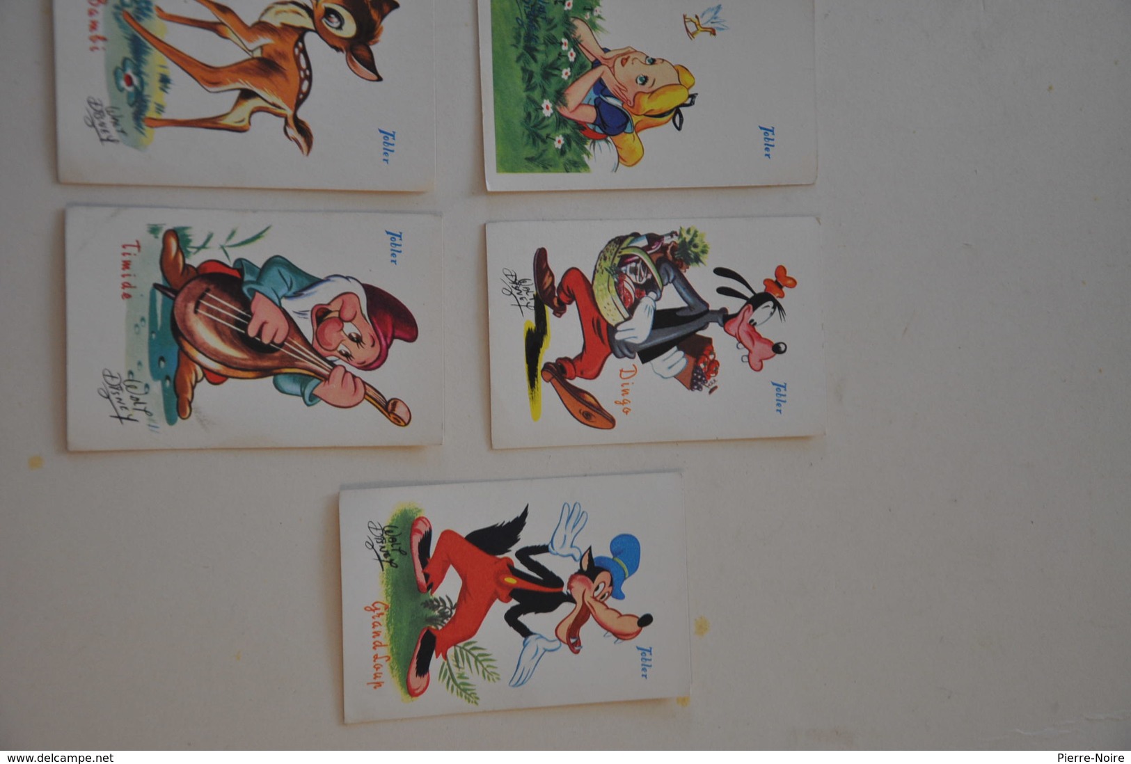 LOT 7 CPA WALT DISNEY CHOCOLATS TOBLER - Autres & Non Classés