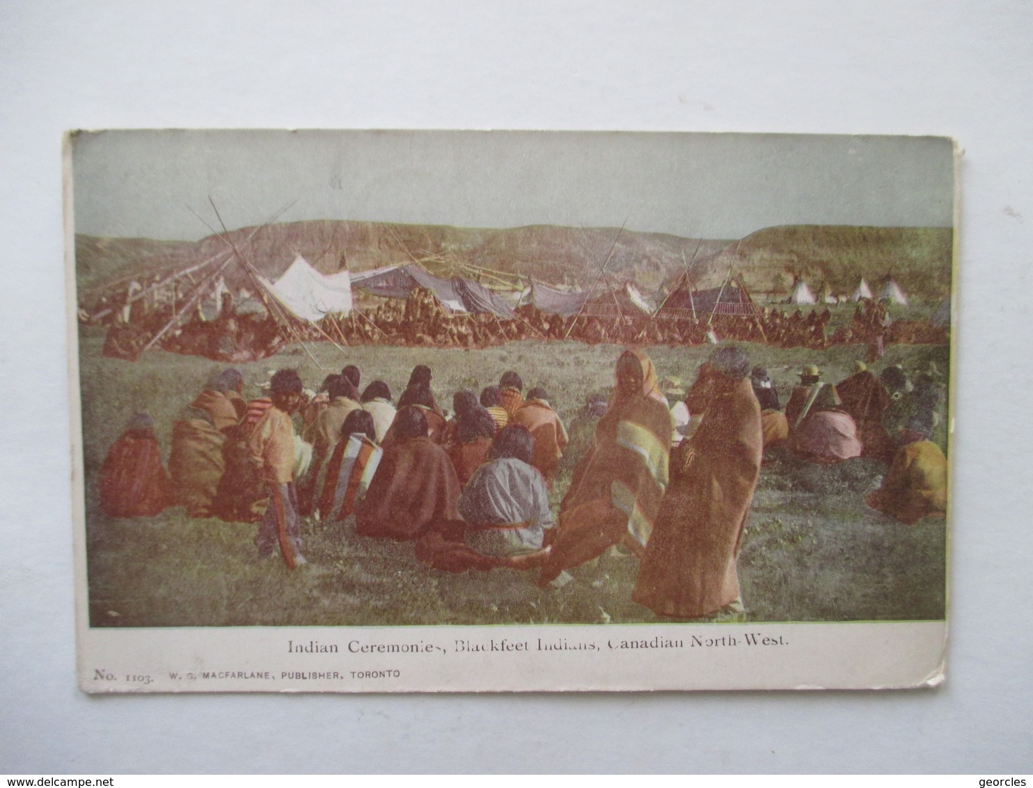 INDIAN  CEREMONIES  ,   BLACKFEET  INDIANS  ......      TTB   ..... - Sonstige & Ohne Zuordnung