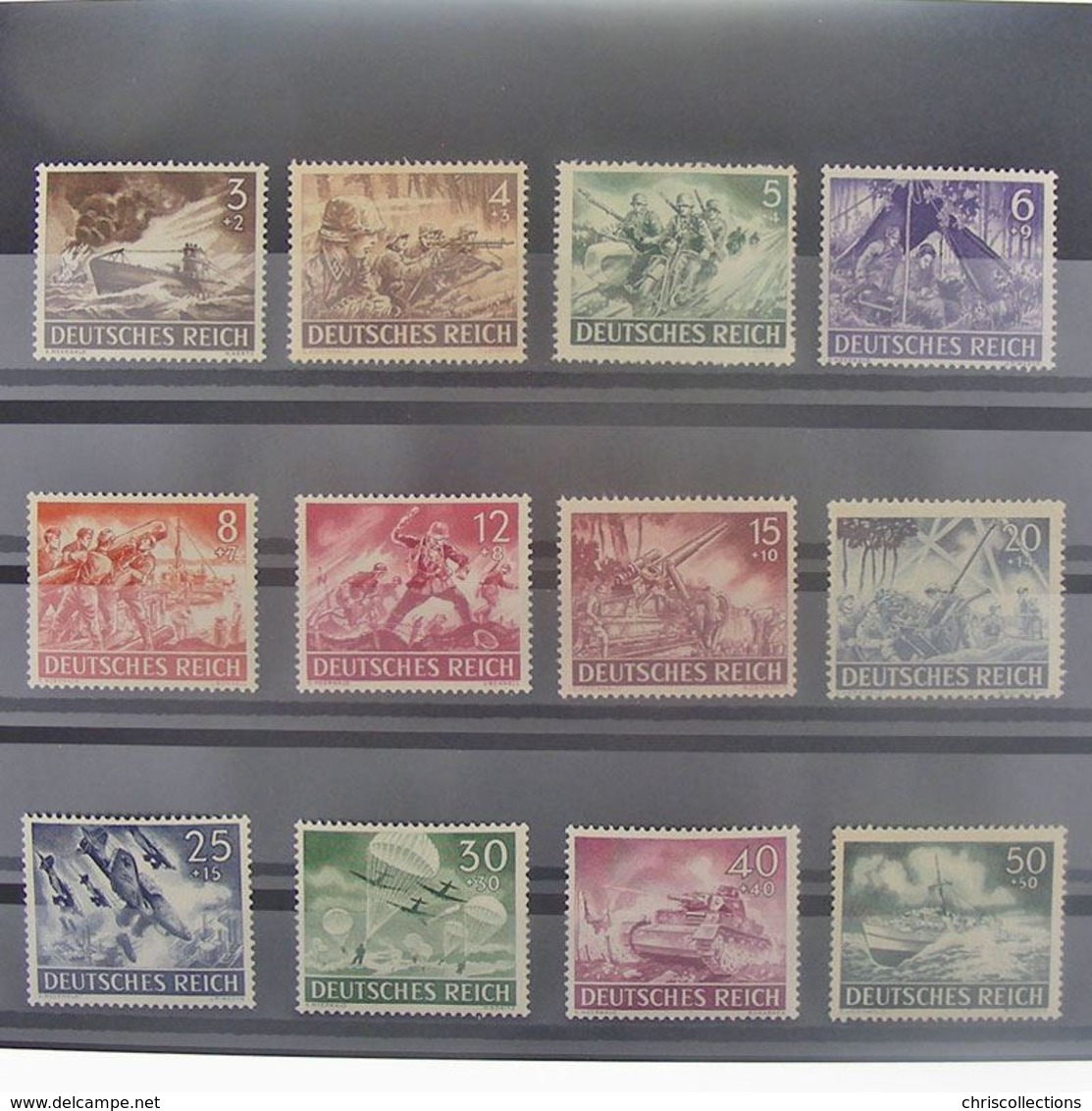 Allemagne, 3ème Reich 1933-1945, N° 748-759, N** Cote 22.50 € - Ungebraucht