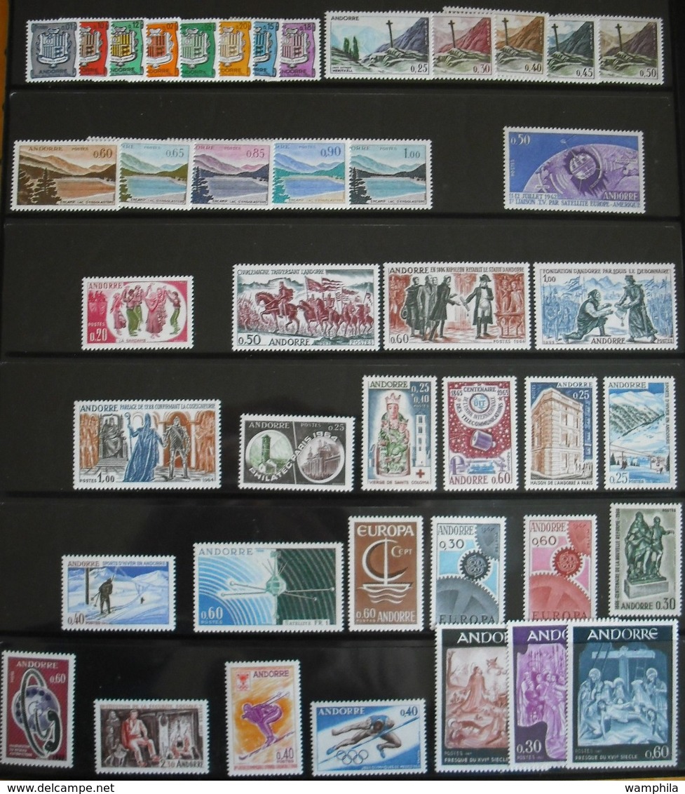 Andorre Francais Une Collection De Timbres Neufs, Catalogue 2011.cote 1170€ - Sammlungen (im Alben)