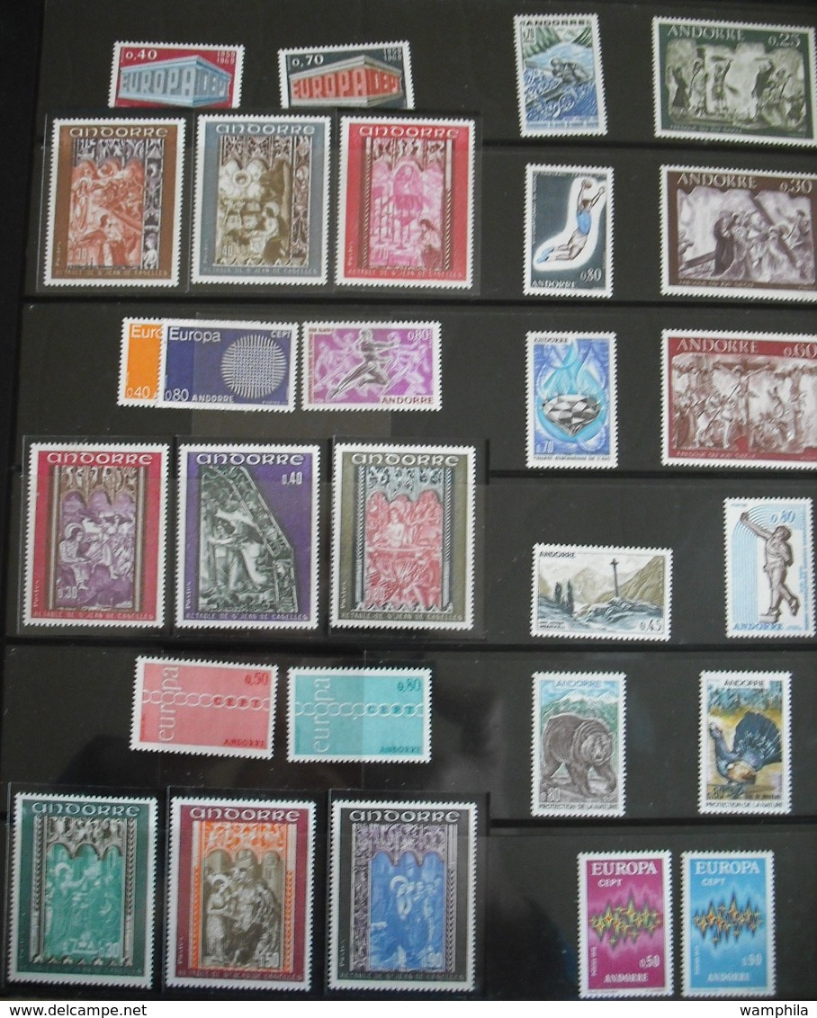 Andorre Francais Une Collection De Timbres Neufs, Catalogue 2011.cote 1170€ - Sammlungen (im Alben)