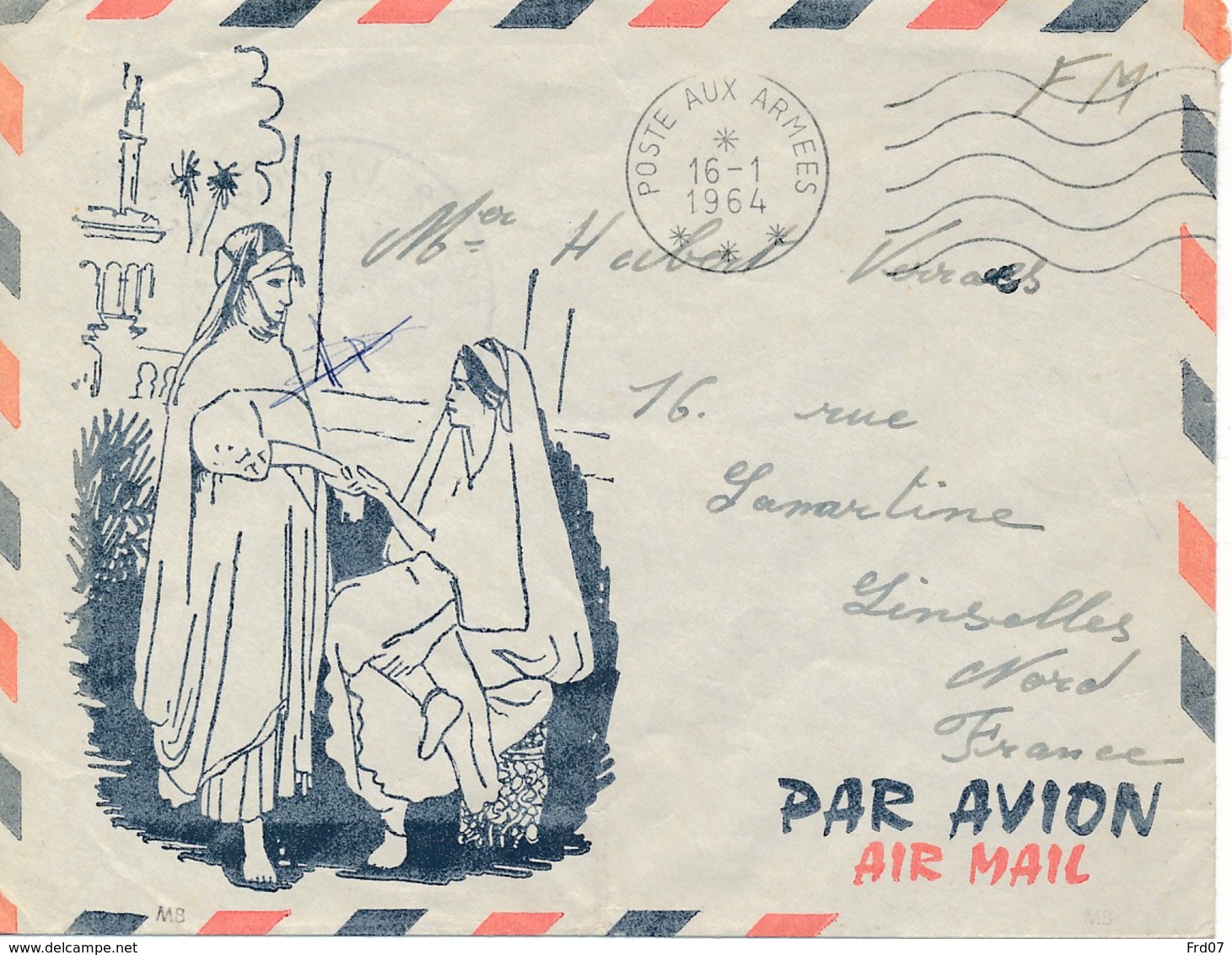 L Illustrée – Femmes Du Maghreb - France – Poste Aux Armées 16-1.1964 - SP 87483 - Airmail