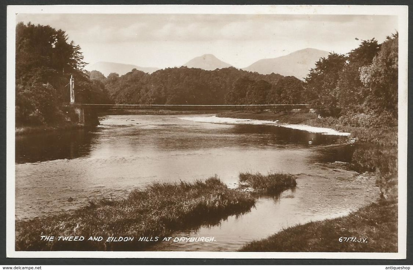 Scotland-----Dryburgh-----old Postcard - Berwickshire