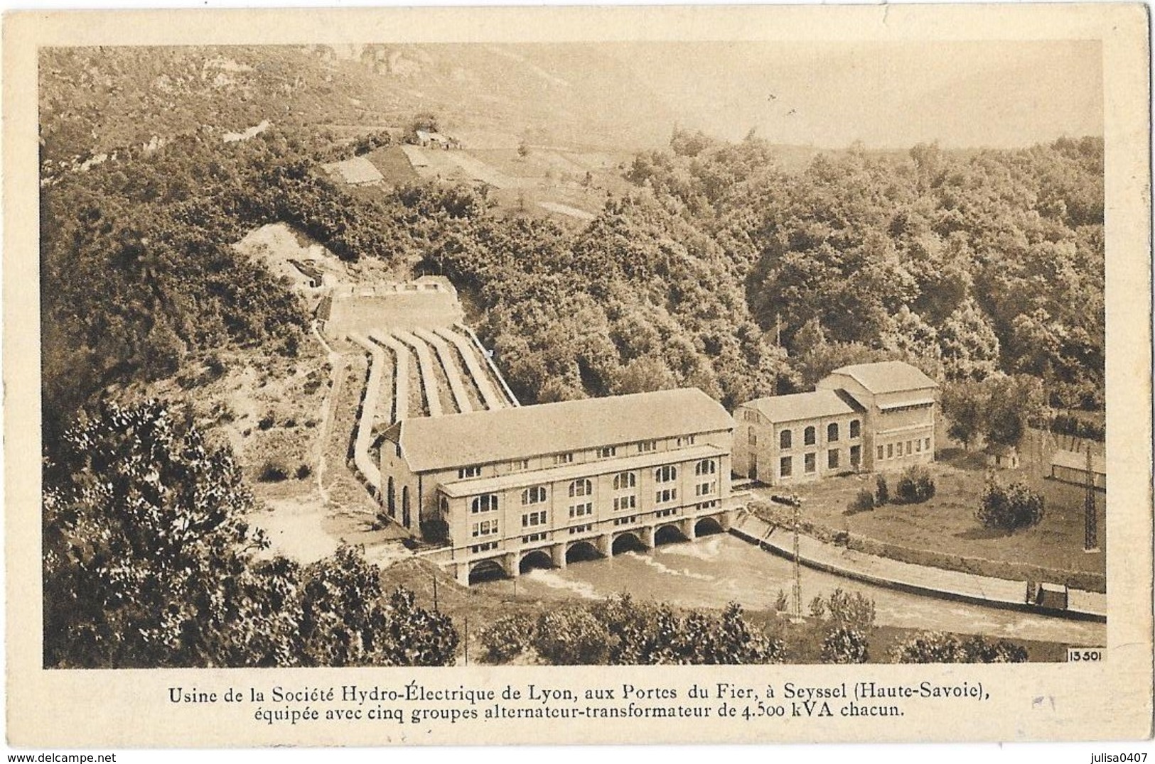 SEYSSEL (74) Usine De La Société Hydro Electrique De Lyon - Seyssel