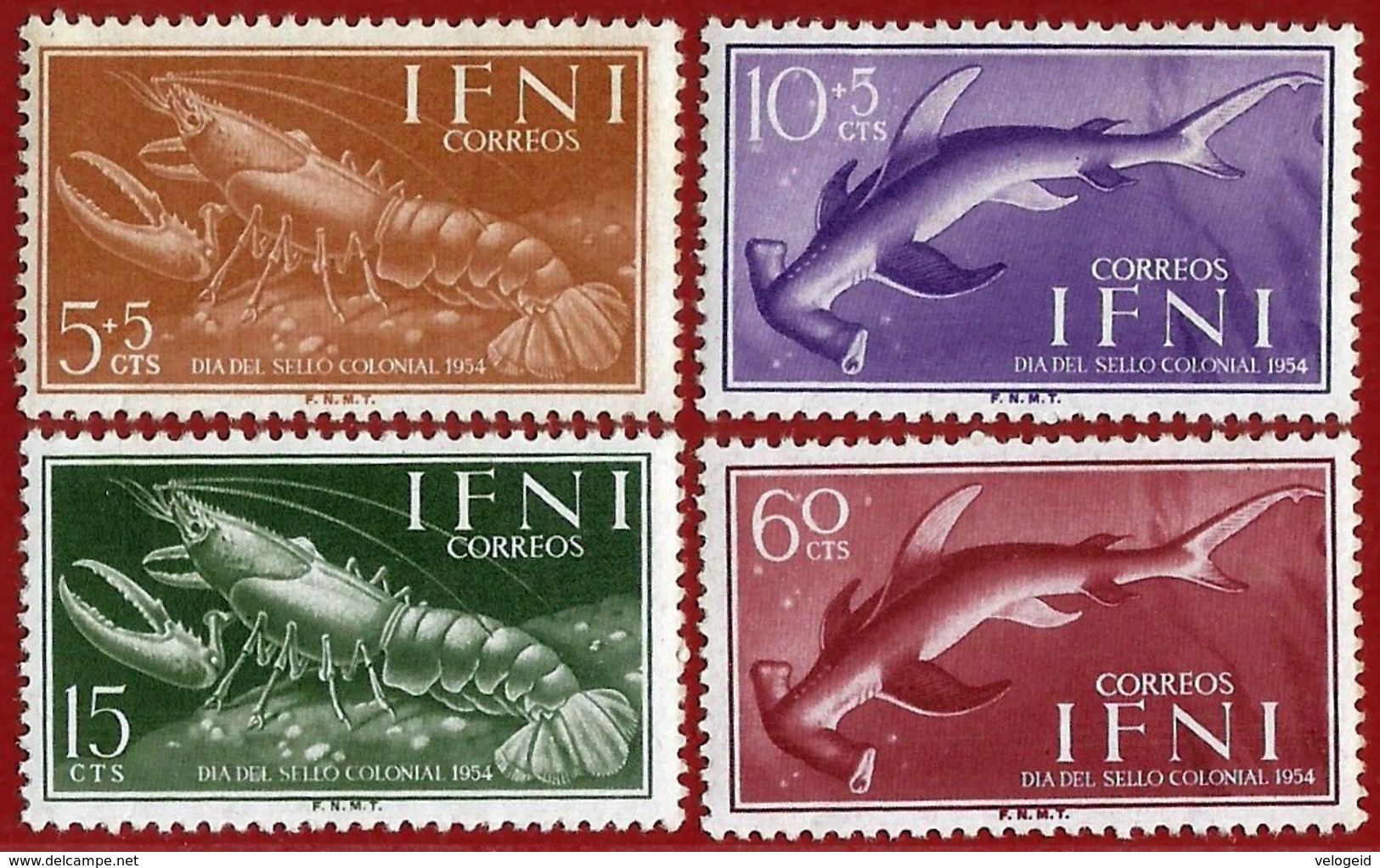 Ifni (España). 1954. Dia Del Sello Colonial - Ifni