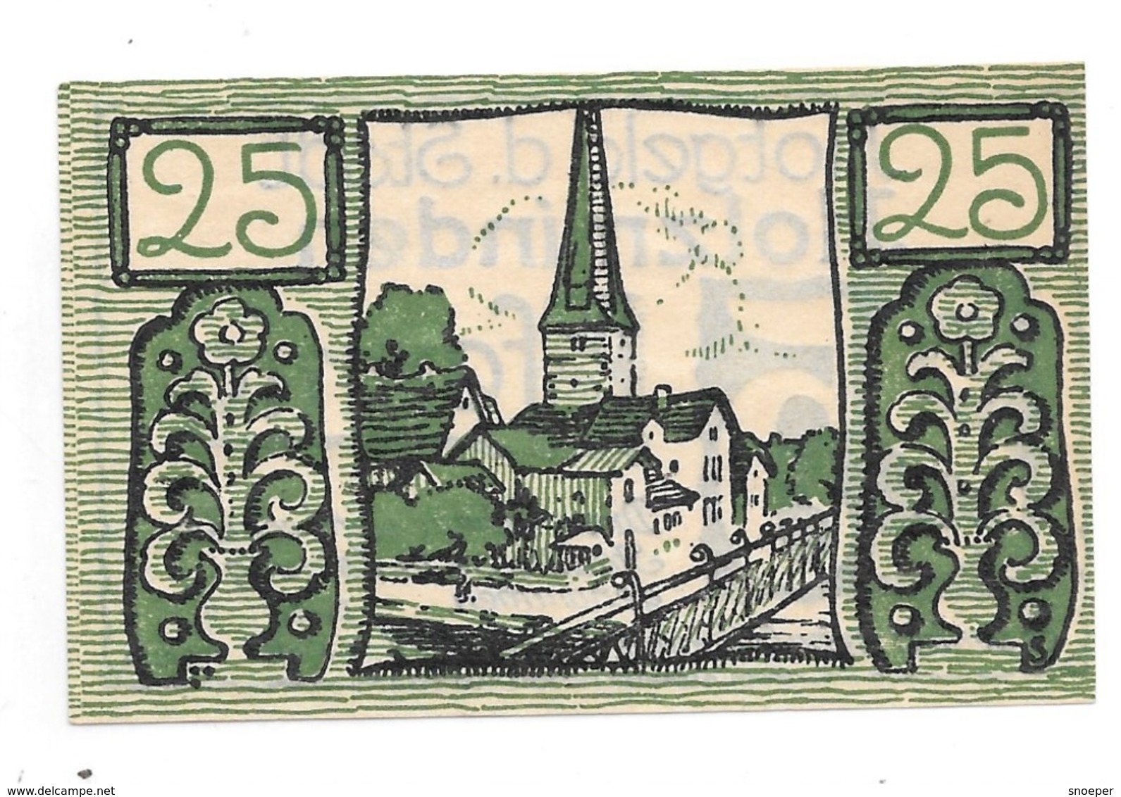 Notgeld Holzminden 25 Pfennig     ND(1921)     625.1 - [11] Emissions Locales