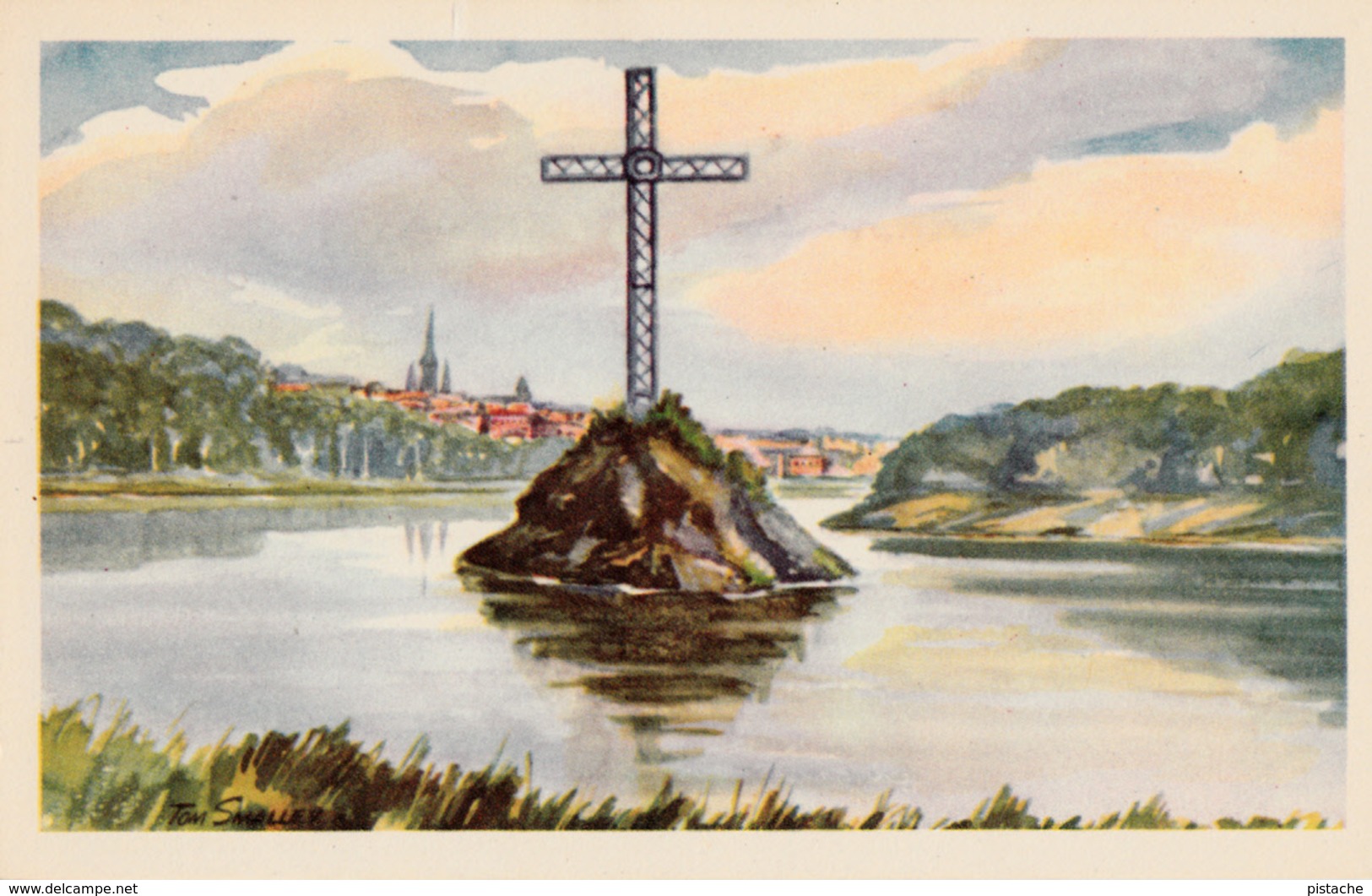 Sherbrooke Québec - Pin Solitaire - Lone Rock - Illustration Tom Smalley - Unused - 2 Scans - Sherbrooke