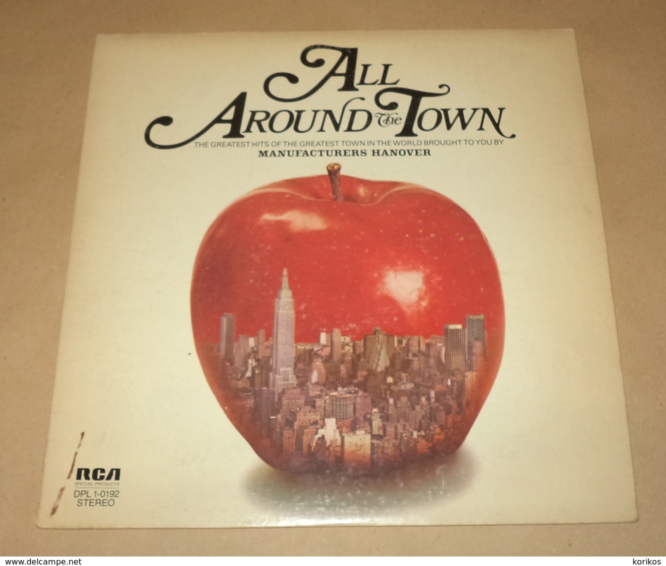 ALL AROUND THE WORLD – VARIOUS - MUSIC FOR NEW YORK – RCA RECORDS – DPL 1-0192 - VINYL 1976 - Compilations