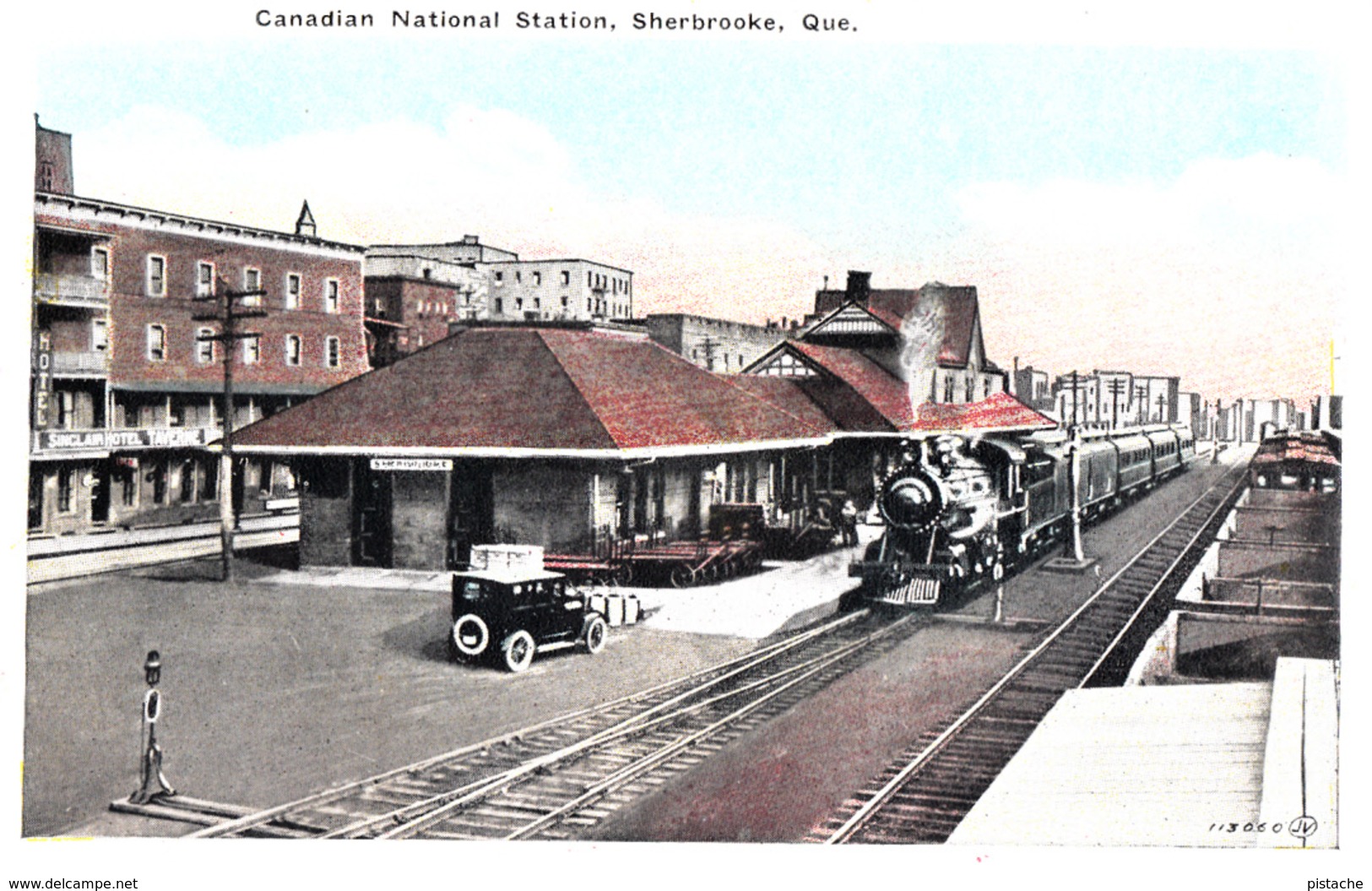 Sherbrooke Québec - Grand Trunk - Canadian National Railway Station - Train Car Voiture - Unused - 2 Scans - Sherbrooke