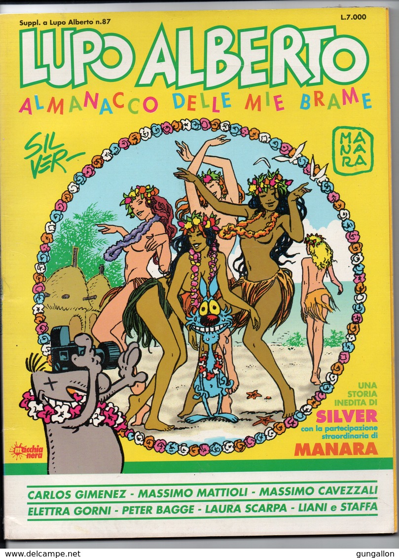 Lupo Alberto Almanacco Delle Mie Brame (Macchia Nera 1992) - Lupo Alberto