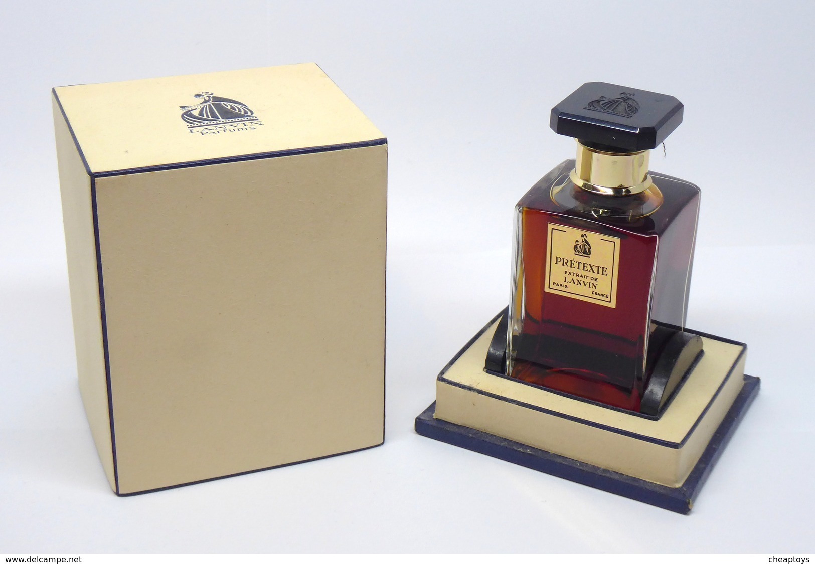 Superbe Flacon De Parfum - LANVIN "Prétexte" Vintage - Parfum-Extrait 54gr - Hauteur 8,6cm - Non Classés