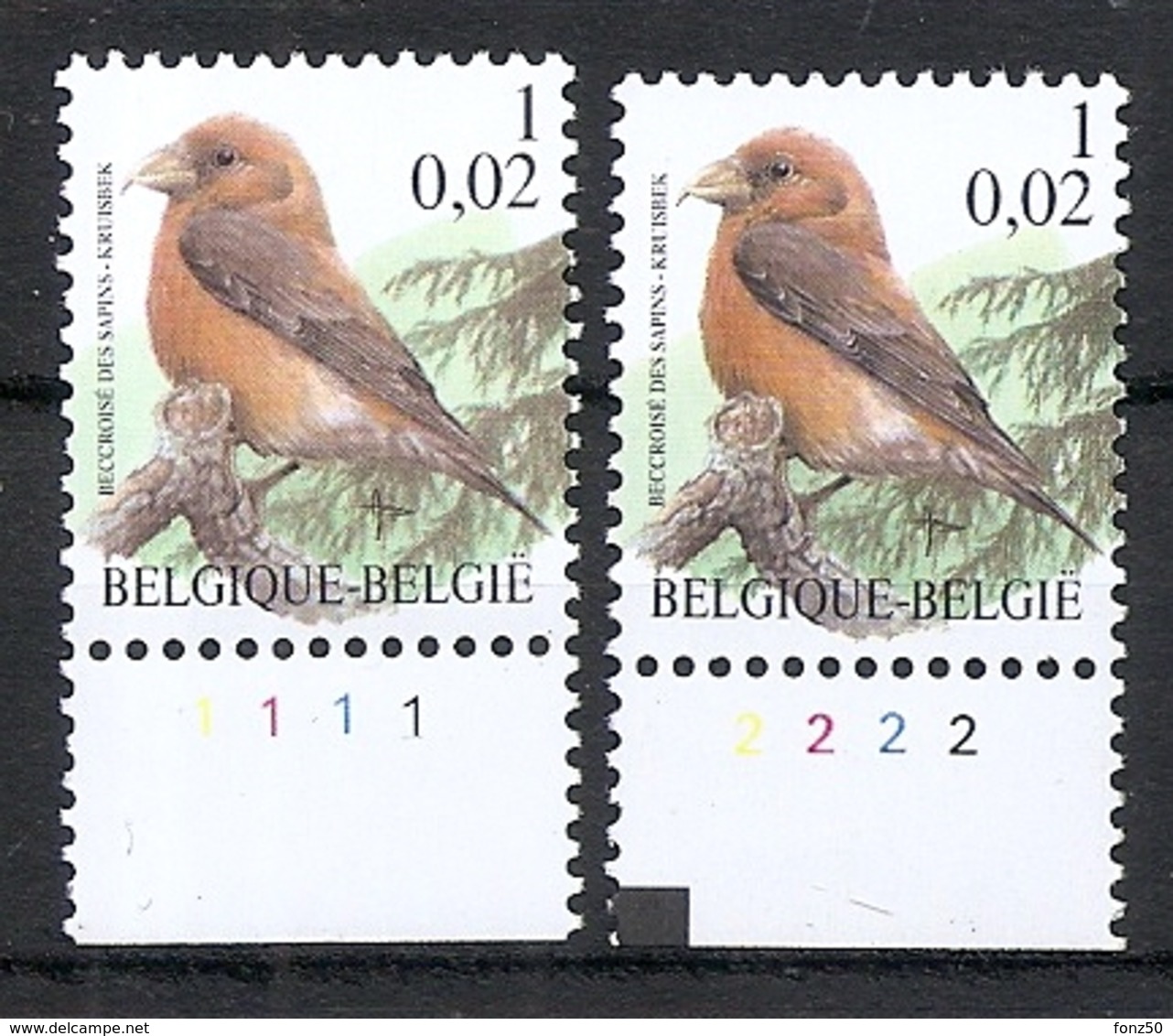 BELGIE * Buzin * Nr 2918 P8  Plaatnr 1+2 * Postfris Xx - Sonstige & Ohne Zuordnung