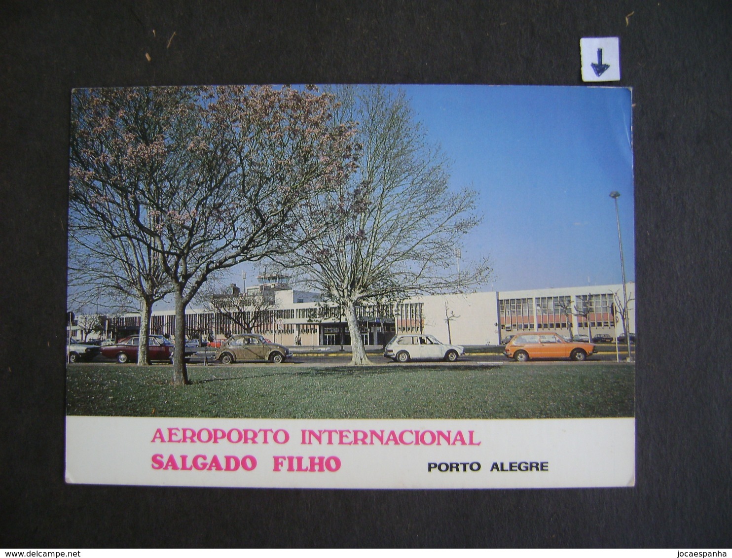BRAZIL - POST CARD FROM THE SALGADO FILHO AIRPORT IN PORTO ALEGRE / RS IN 197? IN THE STATE - Aerodromes