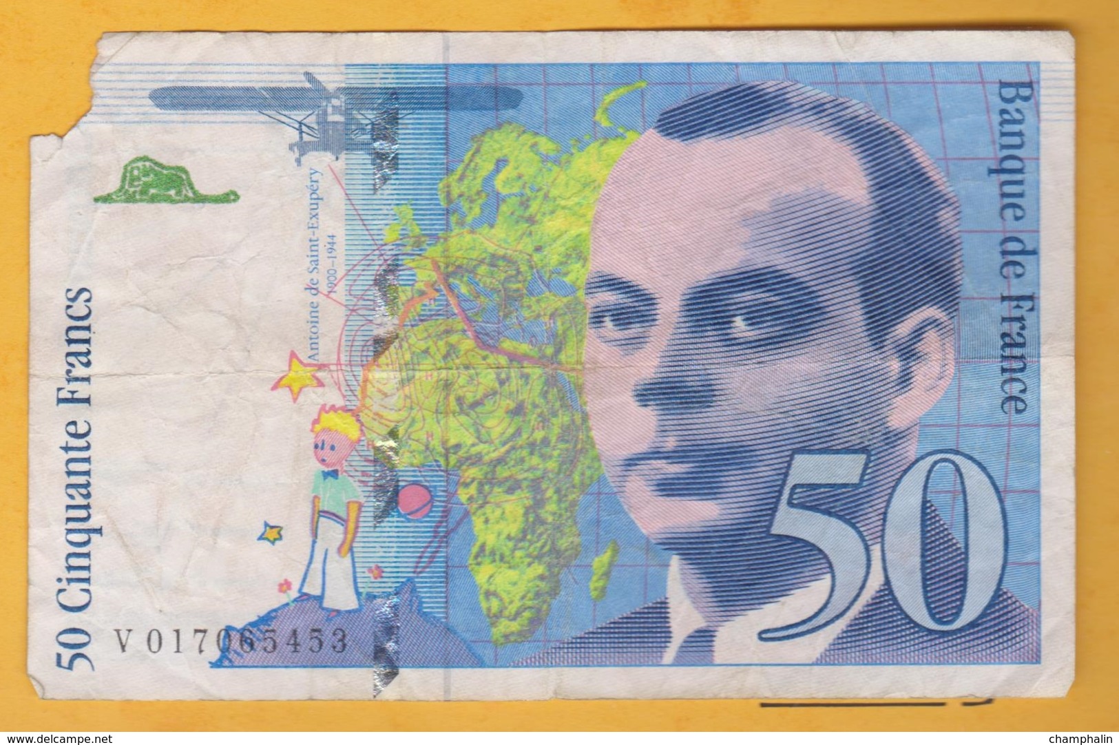 France - Billet De 50 Francs Type Antoine De Saint-Exupéry - 1994 - 50 F 1992-1999 ''St Exupéry''