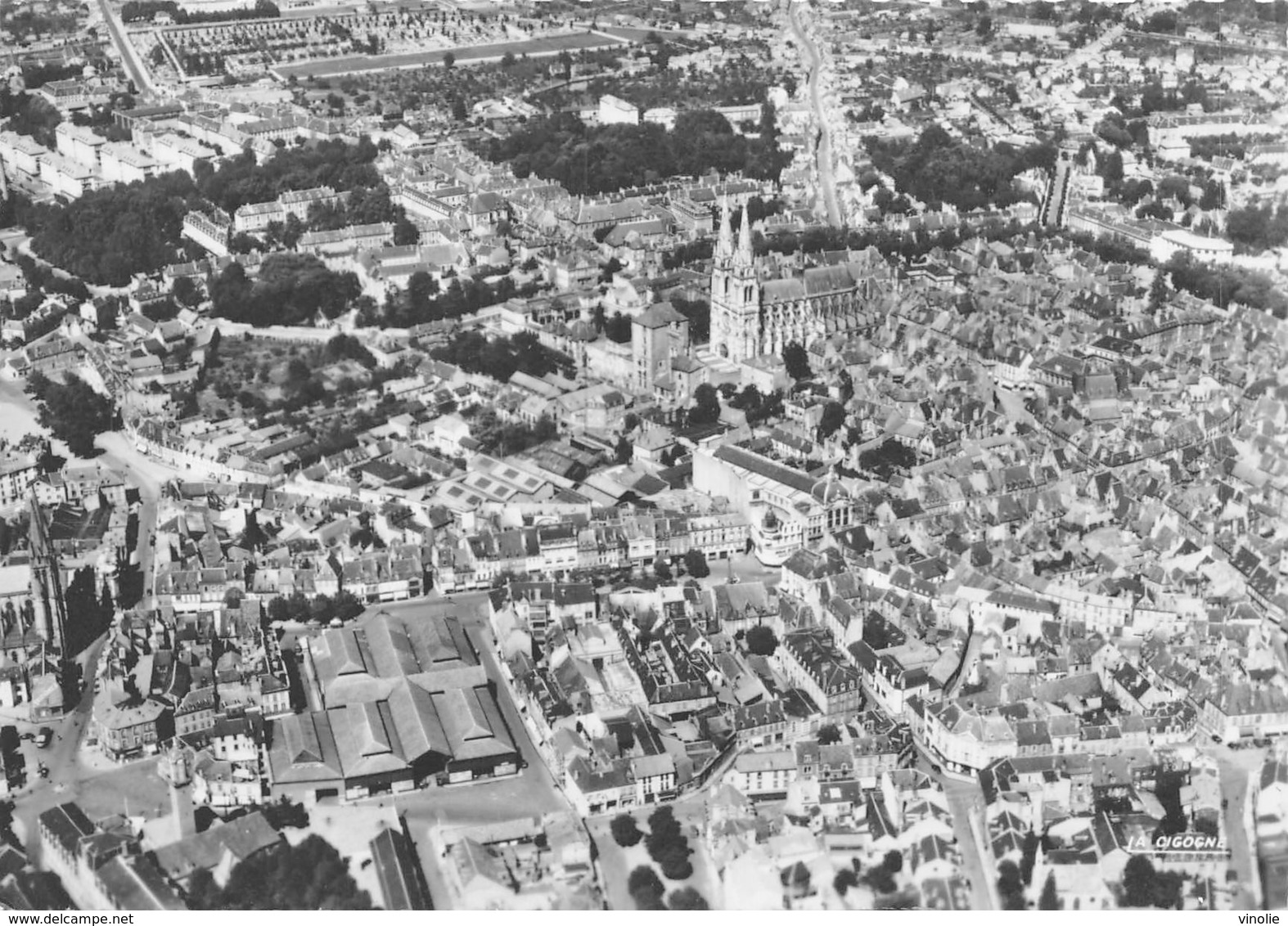 M-20-418 :  VUE AERIENNE. MOULINS - Moulins