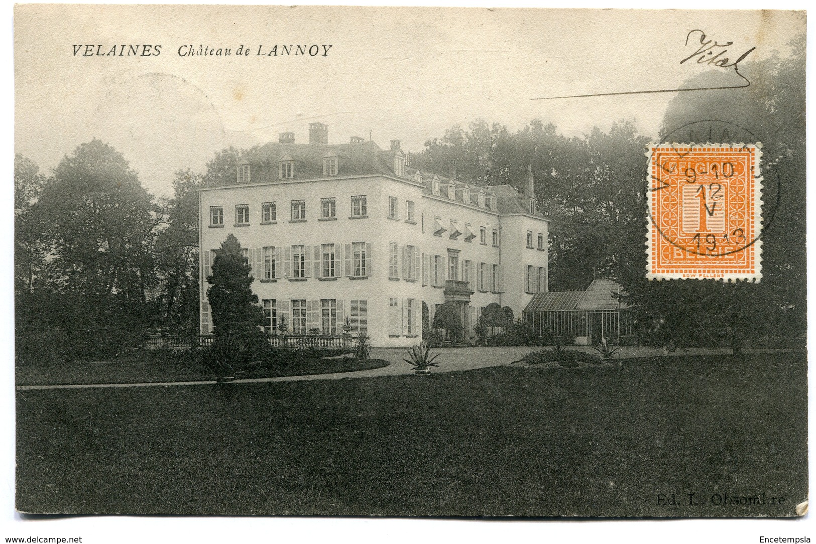 CPA - Carte Postale - Belgique - Velaines - Château De Lannoy  1913 (SVM12001) - Celles
