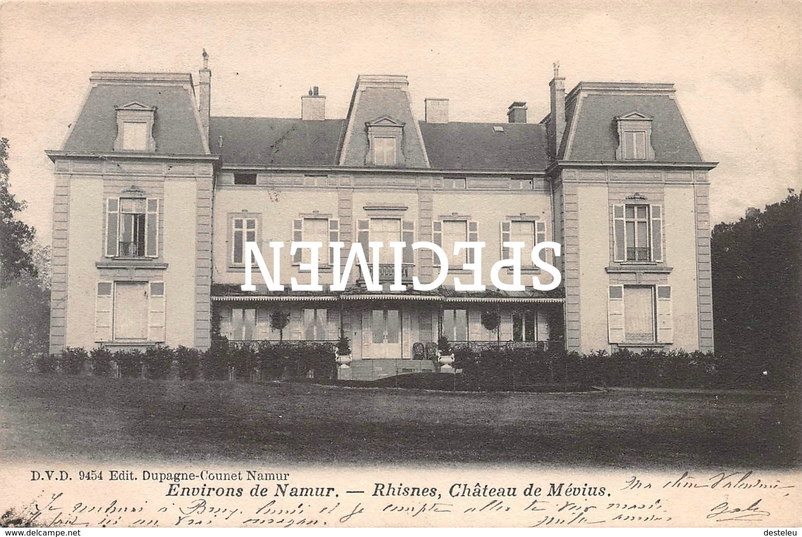DVD 9454 Rhisnes Château De Mévius - La Bruyère