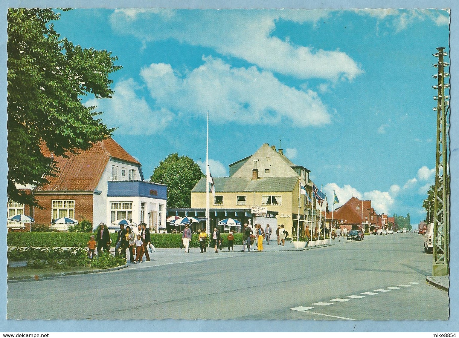 A120  CP Postcard  RODBYHAVN  (Danemark) Havnegade  Sreet  Strassenpartie In Rodbyhavn  ++++++++++++ - Danemark