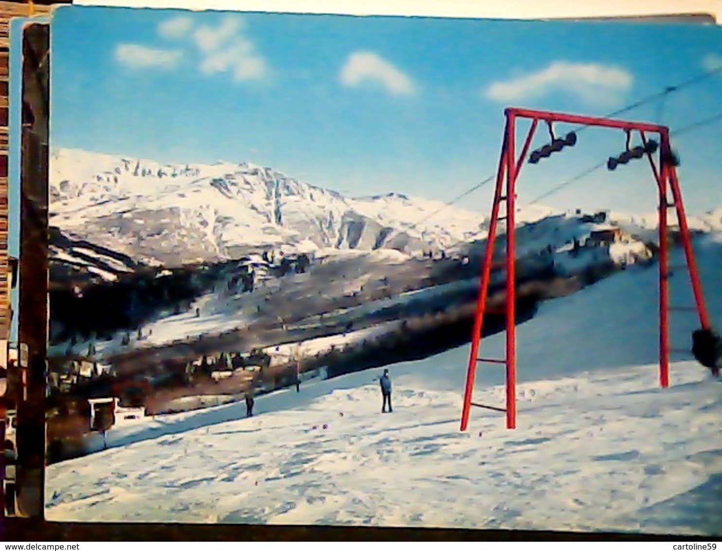 ABETONE SKI LIFT DEL MONTE GOMITO  VB1967  HN6958 - Pistoia