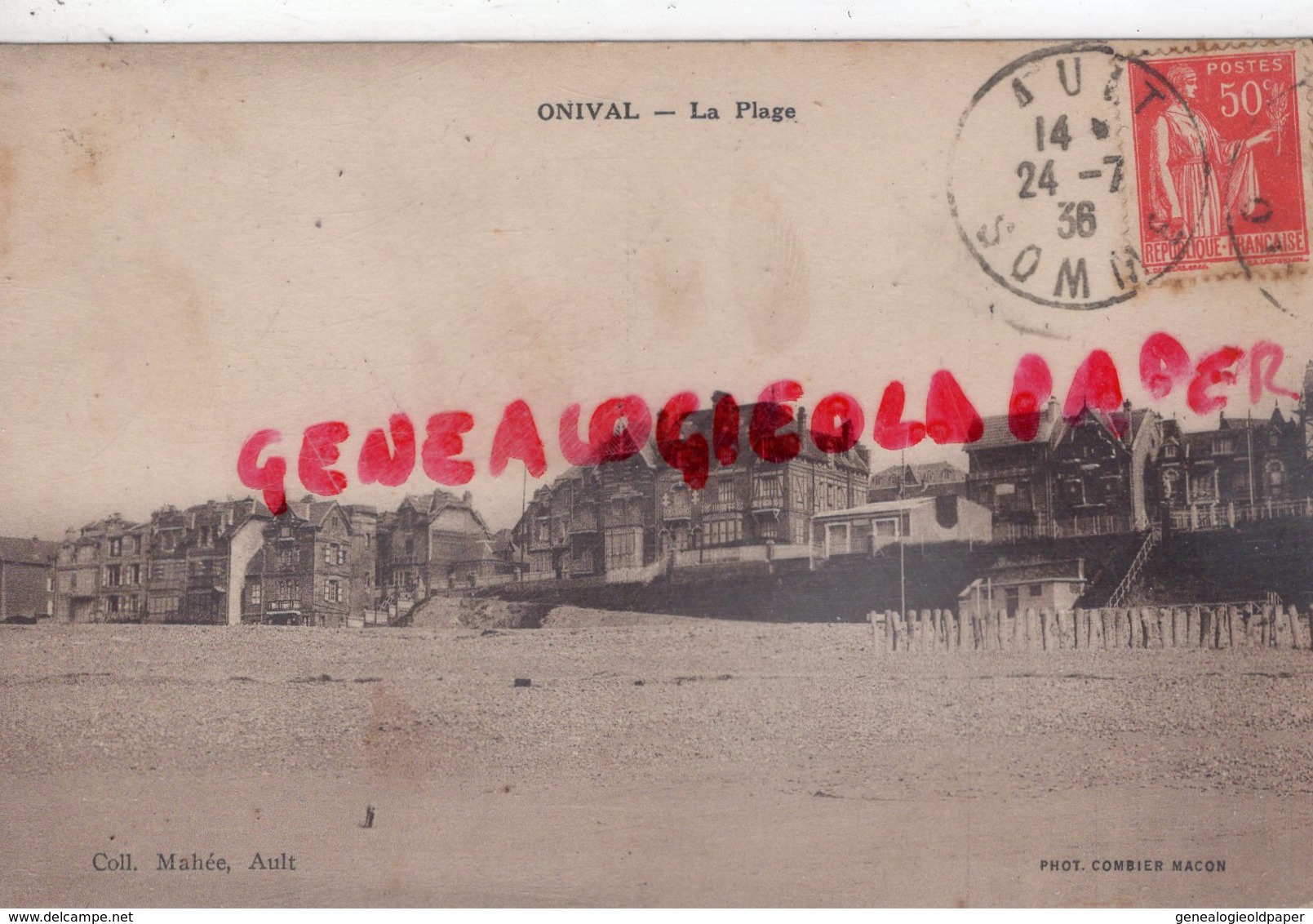 80 - ONIVAL - LA PLAGE   -SOMME - Onival